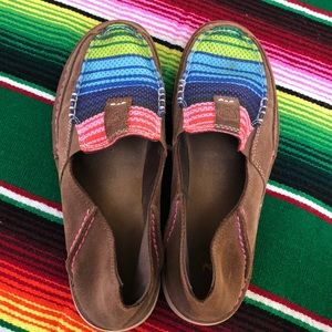 Ariat slip on serape shoes size 7